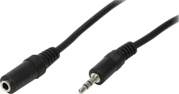 Kabllo audio LogiLink, Jack 3.5mm - Jack 3.5mm, 3m, e zezë
