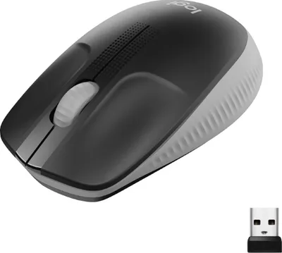 Maus Logitech M190 (910-005906), i zi / hirtë - 2