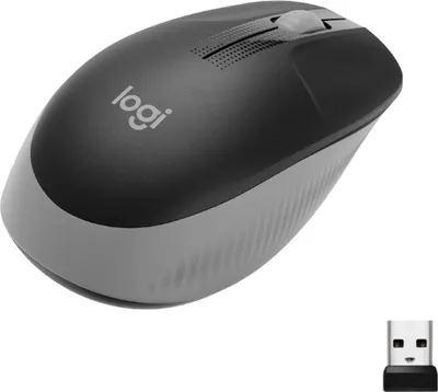 Maus Logitech M190 (910-005906), i zi / hirtë - 3