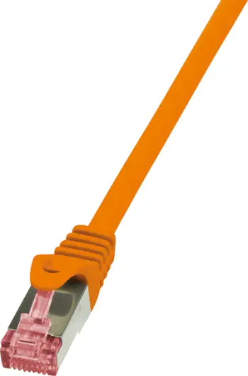Kabllo LogiLink CAT 6 Patch Cord S/FTP PIMF, 5 m, portokalli