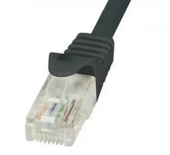 Kabllo LogiLink Patchcord CAT 6, U/UTP, 1.5m, e zezë