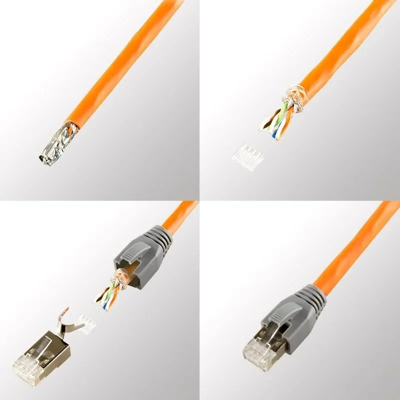 Konektor LogiLink RJ45 Modular Plug, 10 copë (MP0030) - 4