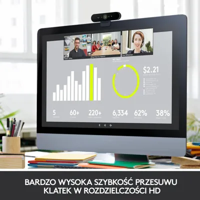 Kamera kompjuterike Logitech Brio 4K Stream (960-001194) - 7