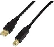 Kabllo USB LogiLink, 15.0m, e zezë - 1