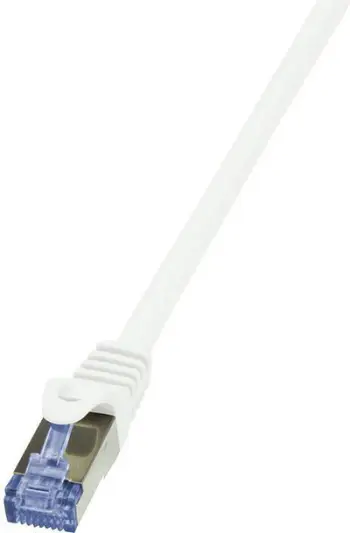 Kabllo rrjeti LogiLink, 0.25m, e bardhë
