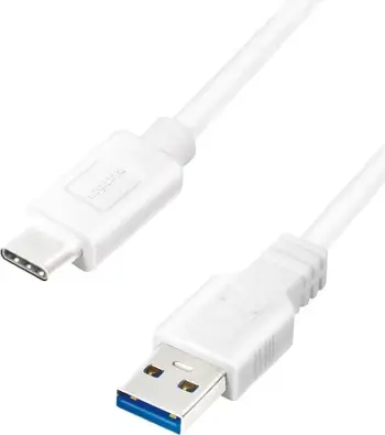 Kabllo Logilink USB-C 0.50m, e bardhë