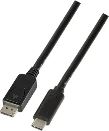 Kabllo LogiLink USB-C në DisplayPort, 3m, ngjyrë e zezë