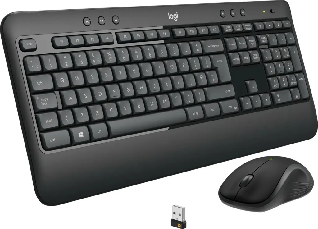 Set tastiere dhe mausi Logitech MK540 Advanced, wireless, karbon - 1