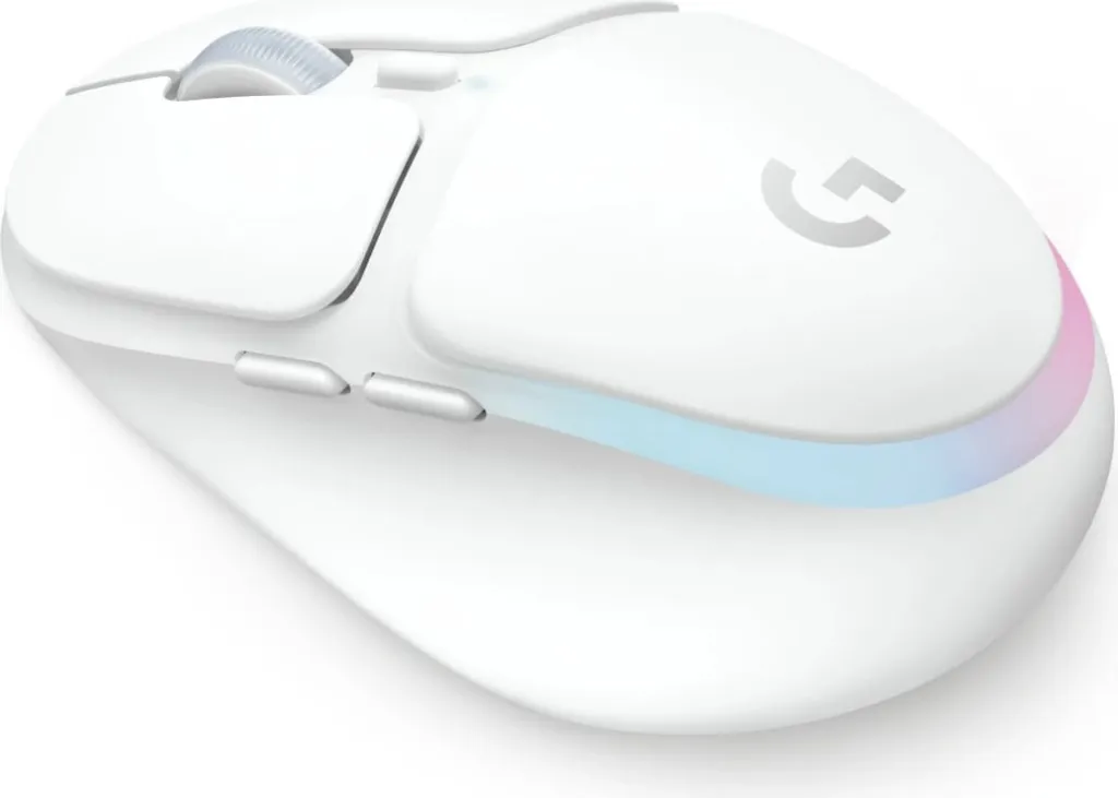 Maus Logitech G705 wireless, 6 butona, për duar të vogla, Bluetooth/USB, bardhë - 3