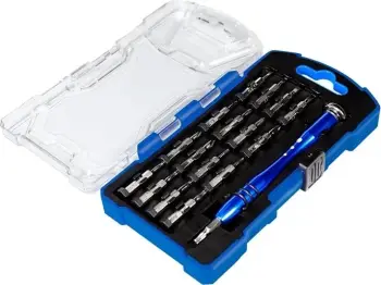 Set kaçavida LogiLink WZ0056, 17 bitë preciz, dorezë alumini, gri