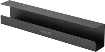 Organizues kabllosh LogiLink KAB0070, për nën tavolinë, çelik, i zi