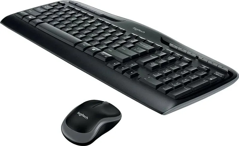 Set tastierë dhe maus Logitech MK330, wireless, 2.4 GHz, i zi - 2