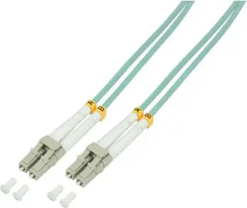 Kabllo me fibër optike LogiLink, LC-LC, OM3, 50/125, 1m