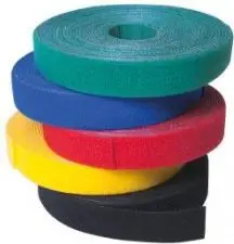 Organizues kabllosh Velcro LogiLink, 1 copë, e zezë