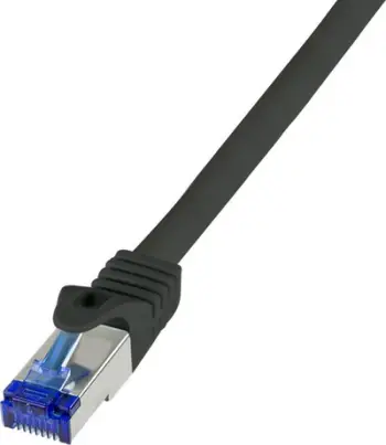 Kabllo rrjeti LogiLink C6A043S, 1.5 m, Cat6a S FTP, e zezë
