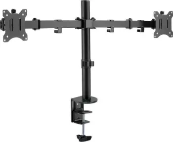 Mbajtëse tavoline për monitorë LogiLink BP0098, për 2 monitorë 17"-32", e zezë