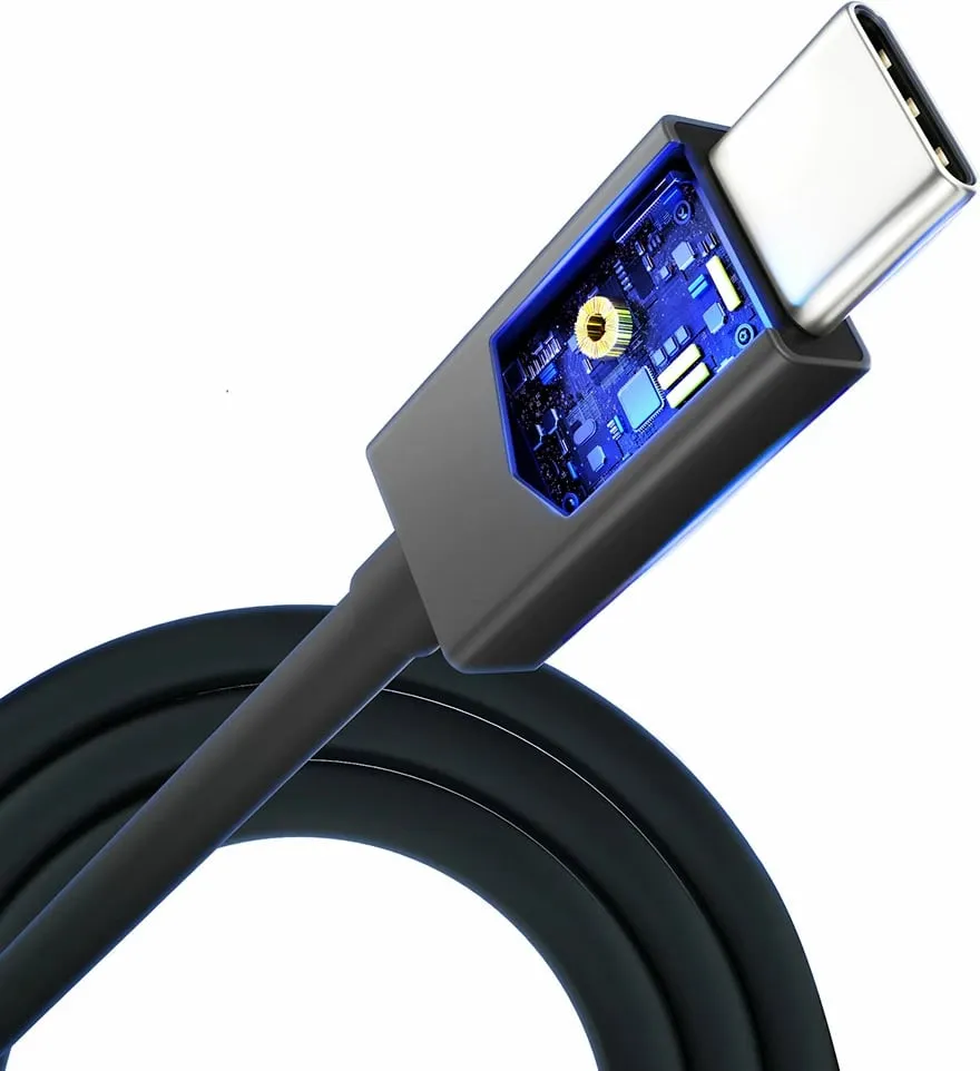 Kabllo 3MK Hyper ThunderBolt, 240W, 1.0m, e zezë - 3