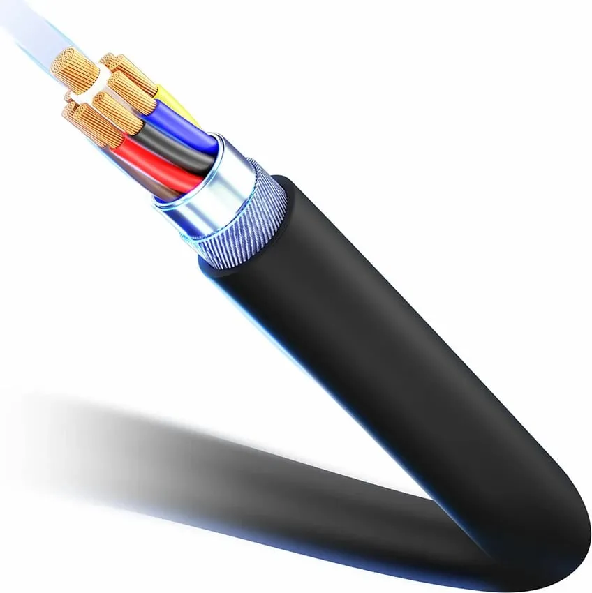 Kabllo 3MK Hyper ThunderBolt, 240W, 1.0m, e zezë - 6