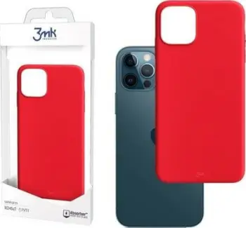 Mbrojtëse e pasme 3MK Matt për iPhone 12/12 Pro (6.1"), e kuqe