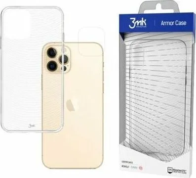 Mbrojtëse telefoni 3MK Armor Case për iPhone 12 Pro Max, e tejdukshme - 1