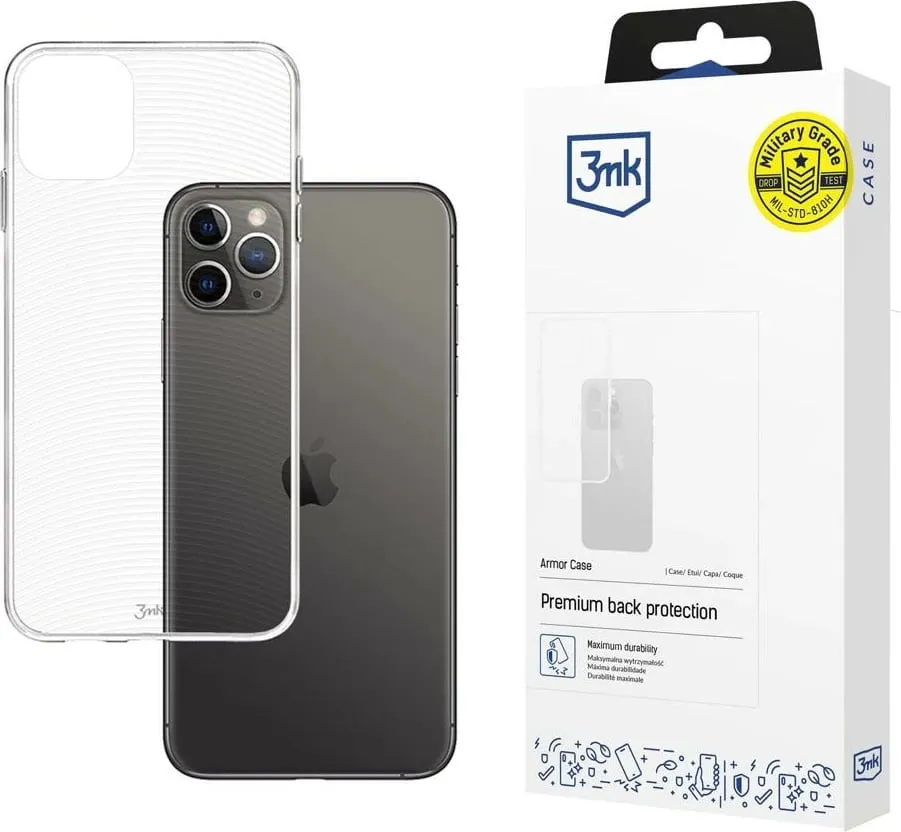 Mbrojtëse 3MK për Iphone 11 Pro Max, transparente - 1