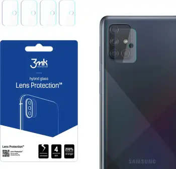 Lente mbrojtëse për kamerën e celularit 3MK HYBRID GLASS për Samsung Galaxy A71
