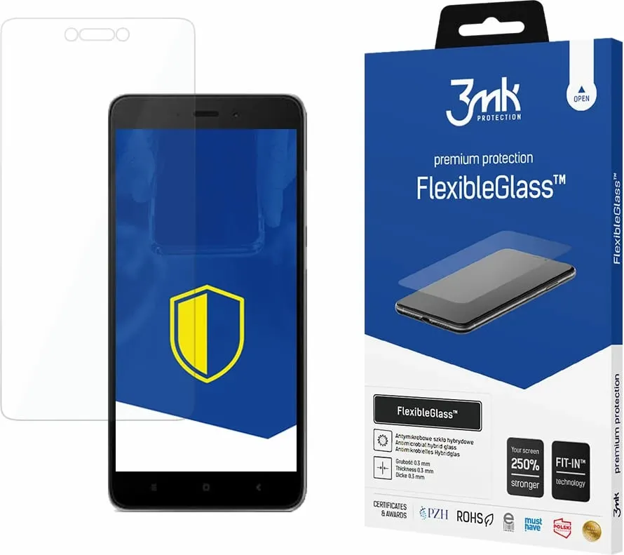 Xham mbrojtës 3MK FlexibleGlass për Xiaomi Redmi Note 4 - 1