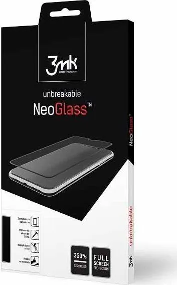 Mbrojtëse për ekran 3MK NeoGlass, për iPhone 6/6s, e zezë - 1