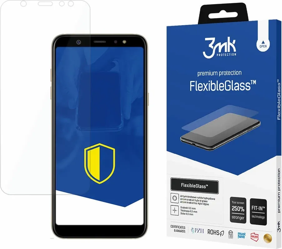 Xham mbrojtës 3MK FlexibleGlass për Samsung Galaxy A6 Plus 2018 - 1