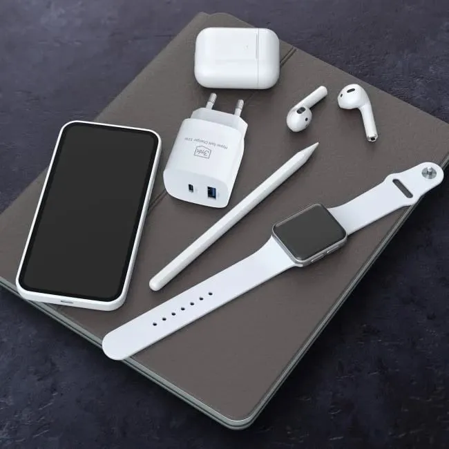 Karikues USB-A/USB-C, 3MK Hyper GaN, 33W, i bardhë - 7