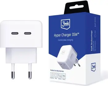 Karikues universal 3mk Hyper, 35W, i bardhë