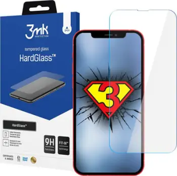 Xham mbrojtës 3mk Hardglass për iPhone 13 13 Pro, 9H, transparent