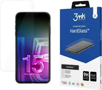 Xham mbrojtës 3mk HardGlass, për Apple iPhone 15