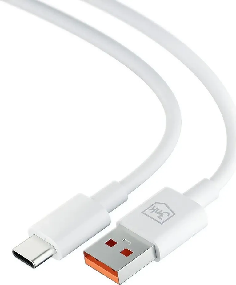 Kabllo karikuese 3mk Hyper USB-A - USB-C 1.2m 5A, e bardhë - 2