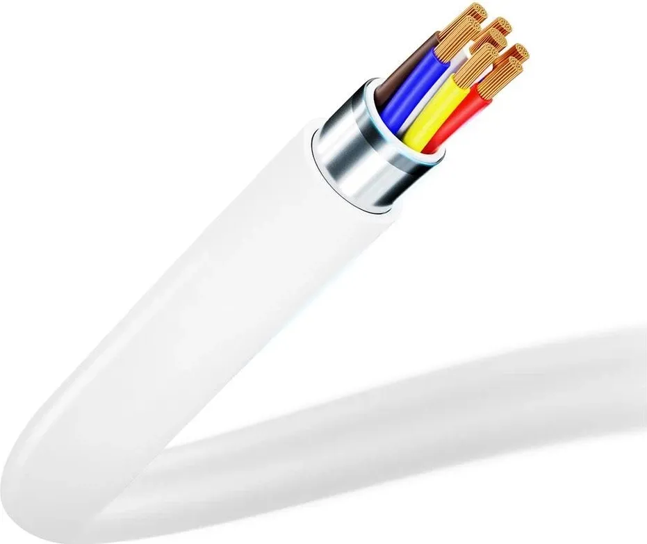 Kabllo karikuese 3mk Hyper USB-A - USB-C 1.2m 5A, e bardhë - 6