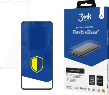 Xham mbrojtës hibrid 3mk Protection FlexibleGlass për Xiaomi Poco X6 Pro 5G, Transparent