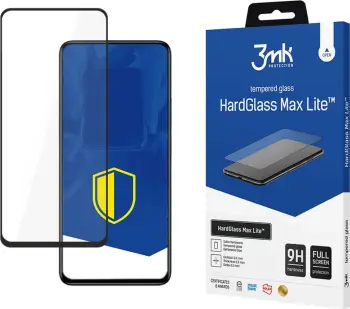 Xham mbrojtës 3mk HardGlass Max Lite për Xiaomi Poco X4 Pro 5G, i zi