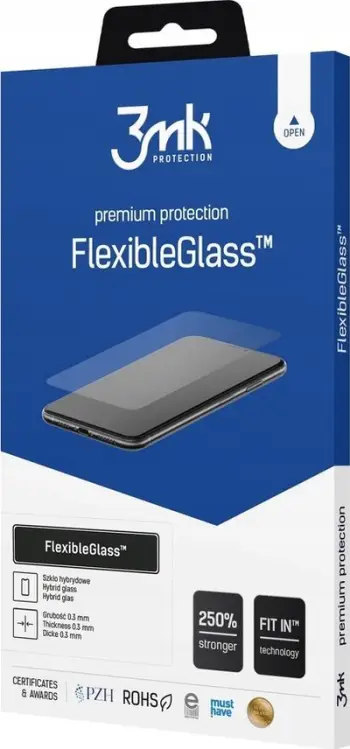 Mbrojtës ekrani 3mk FlexibleGlass për Google Pixel Fold, xham hibrid, antibakterial, transparent