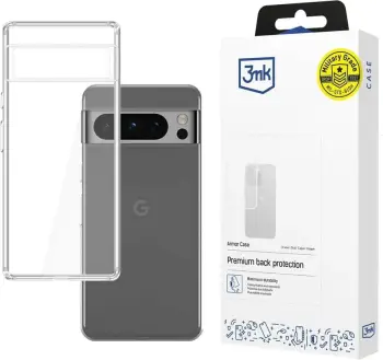 Këllëf telefoni 3MK Armor Case Google Pixel 8 5G, mbrojtës, transparent