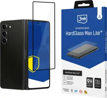 Mbështjellës xhami i temperuar 3mk HardGlass Max Lite për Samsung Galaxy Z Fold 6, i zi