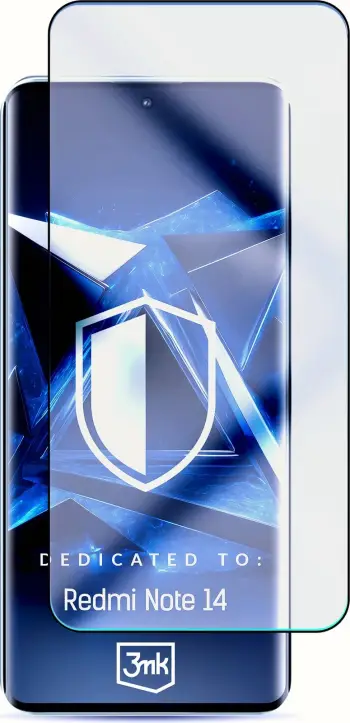 Xham i temperuar 3mk HardGlass për Xiaomi Redmi Note 14 5G, Transparent