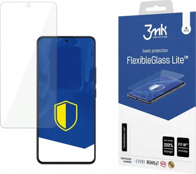Xham mbrojtës hibrid 3mk FlexibleGlass për Xiaomi Redmi Note 13 Pro 5G, 0.3mm, transparant - 1