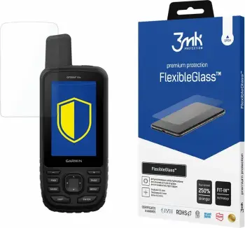 Mbrojtës ekrani 3MK FlexibleGlass për Garmin GPSMap 66S, xham hibrid, transparent