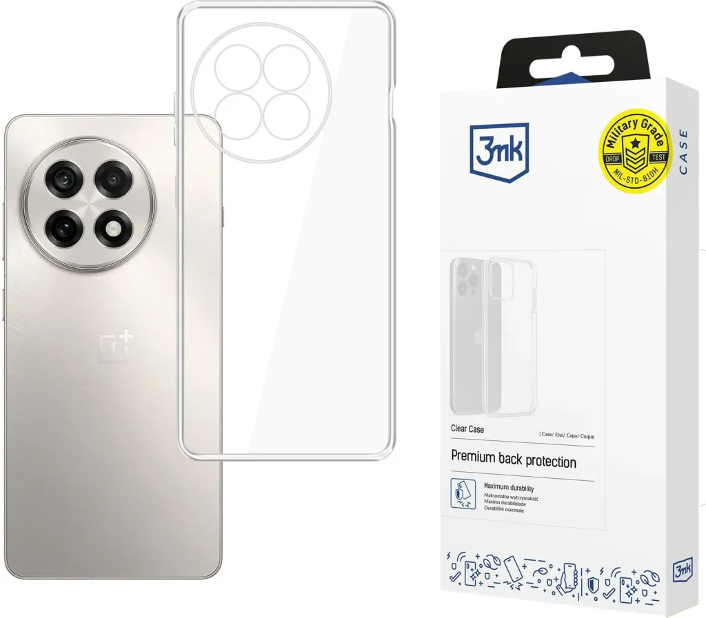 Mbështjellës 3mk Clear Case për OnePlus 13R/ACE 5, transparent - 1