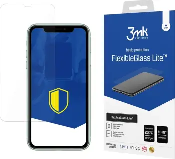 Mbrojtës ekrani 3mk FlexibleGlass Lite për iPhone 11, ultra i hollë, transparent