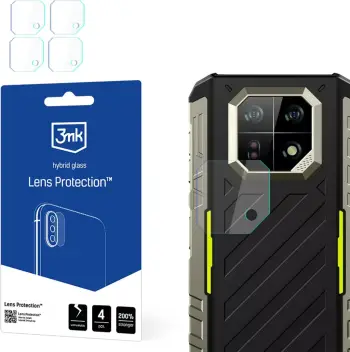 Mbrojtës xhami për kamerë, 3mk Protection, për Ulefone Armor 22, set 4 copë