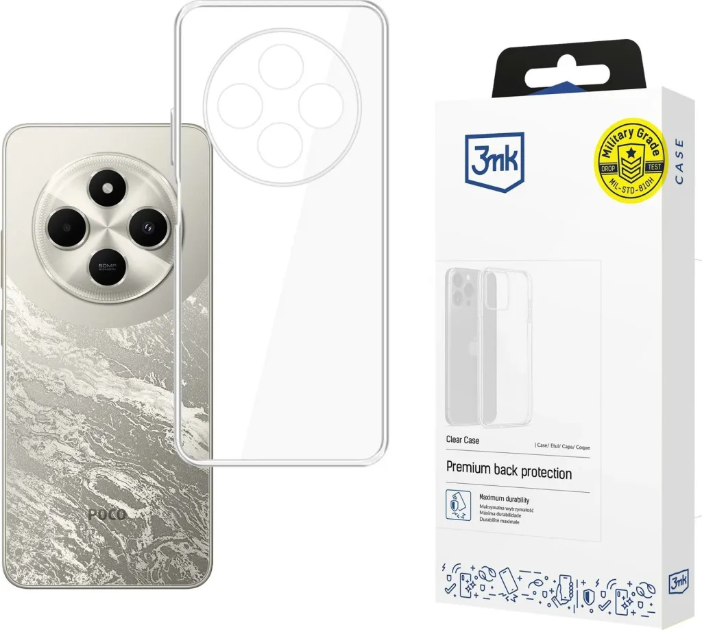 Mbështjellës për celular 3mk Clear Case për Xiaomi Poco C75, transparent - 1