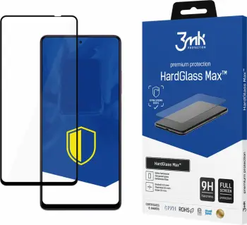 Xham mbrojtës 3MK HardGlass Max Lite Xiaomi Redmi Note 12 Pro, 0.3mm, transparencë e lartë, i zi