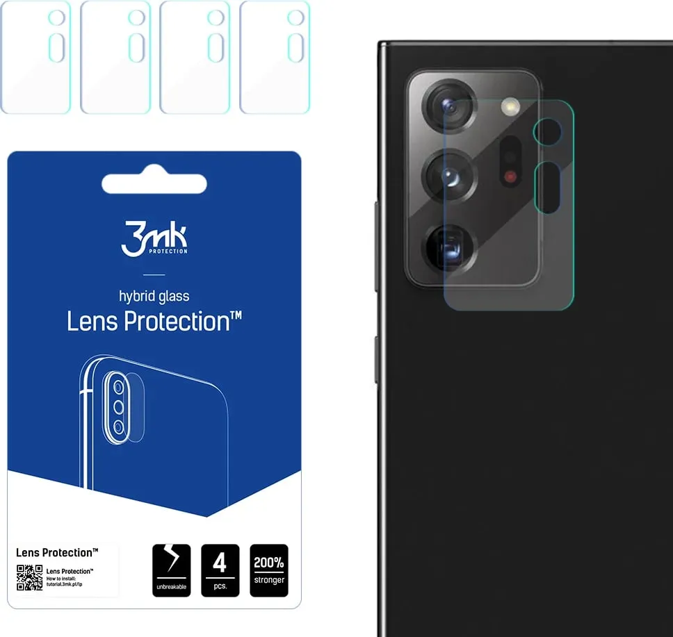 Mbrojtës lentash 3mk Protection Lens Protection për Samsung Galaxy Note 20 Ultra 5G, set 4 copë - 1