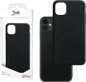 Këllëf 3MK Matt Case për iPhone 11, i zi